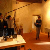 Tournage d'une scène d'un film d'animation par les élèves de Carnot pour le festival Ciné Court Animé 2017