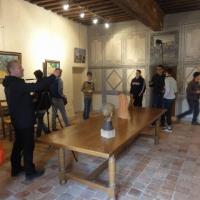 Tournage d'une scène d'un film d'animation par les élèves de Carnot pour le festival Ciné Court Animé 2017